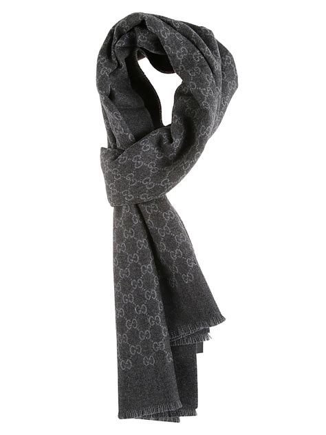 gucci jacquard scarf outfit|Gucci GG Jacquard Frayed Scarf .